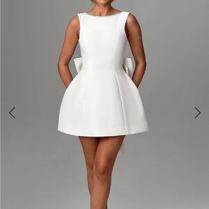 Baby Boo Carrie White Mini Dress - M